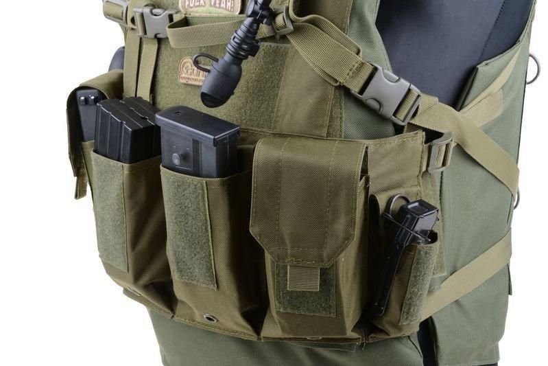 Жилет тактический (разгрузочный) типа Chest Rig - black [GFC Tactical] (для страйкбола) GFT-18-007965 фото