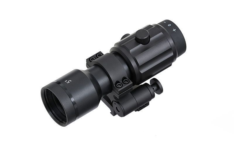 Powiększacz 5x Magnifier z montażem piwotowym QD - Black [Vector Optics] (для страйкбола) SCOT-08 фото