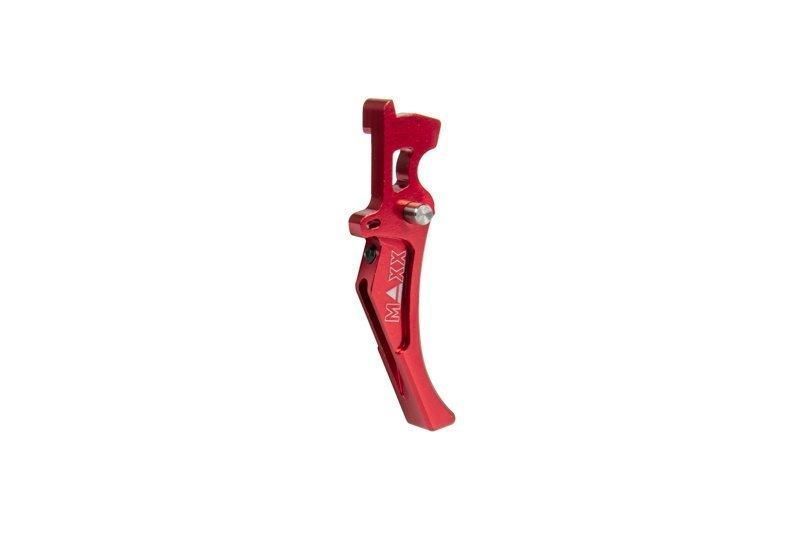Спусковой крючок CNC Aluminum Advanced Trigger (Style D) - Red [Maxx Model Products] (для страйкбола) MXM-08-027728 фото