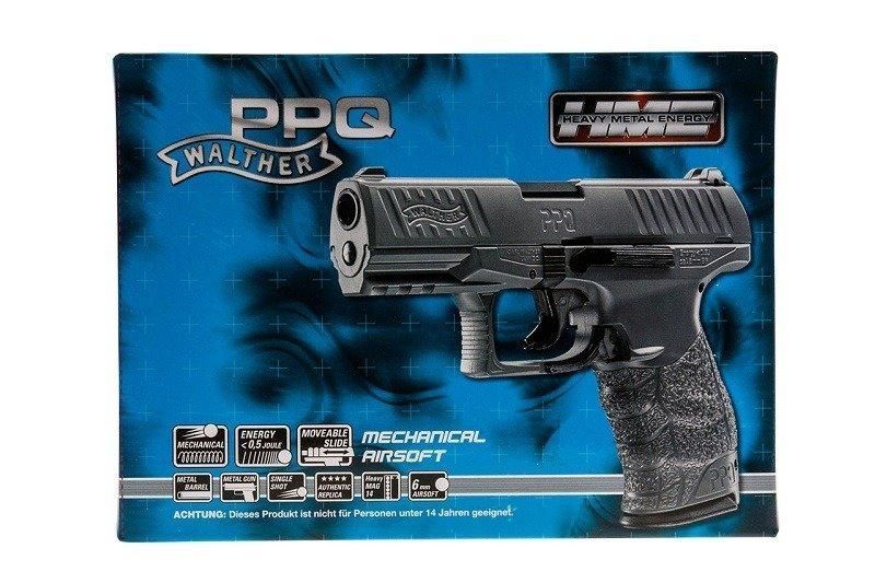 Страйкбольный пистолет Walther PPQ HME - Metal Gray [Umarex] (для страйкбола) UMA-03-021849 фото