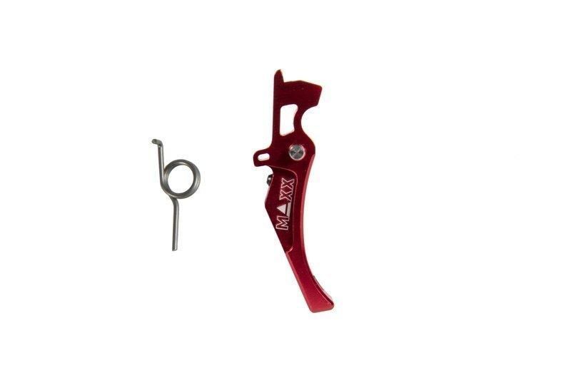 Спусковой крючок CNC Aluminum Advanced Trigger (Style D) - Red [Maxx Model Products] (для страйкбола) MXM-08-027728 фото