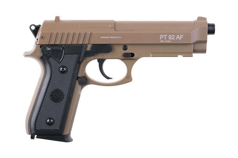 Спринговый пистолет TAURUS PT92 - tan [CyberGun] (для страйкбола) CYB-03-019930 фото