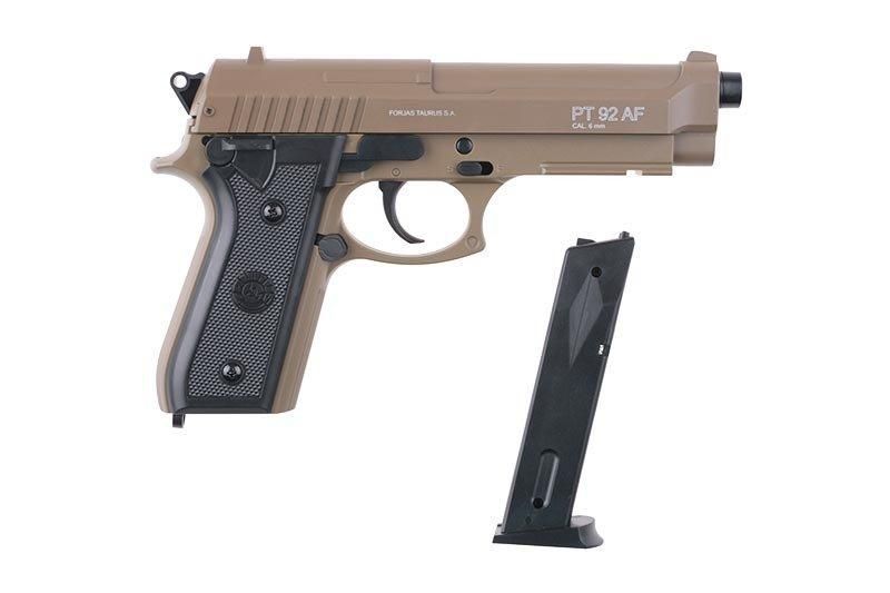 Спринговый пистолет TAURUS PT92 - tan [CyberGun] (для страйкбола) CYB-03-019930 фото