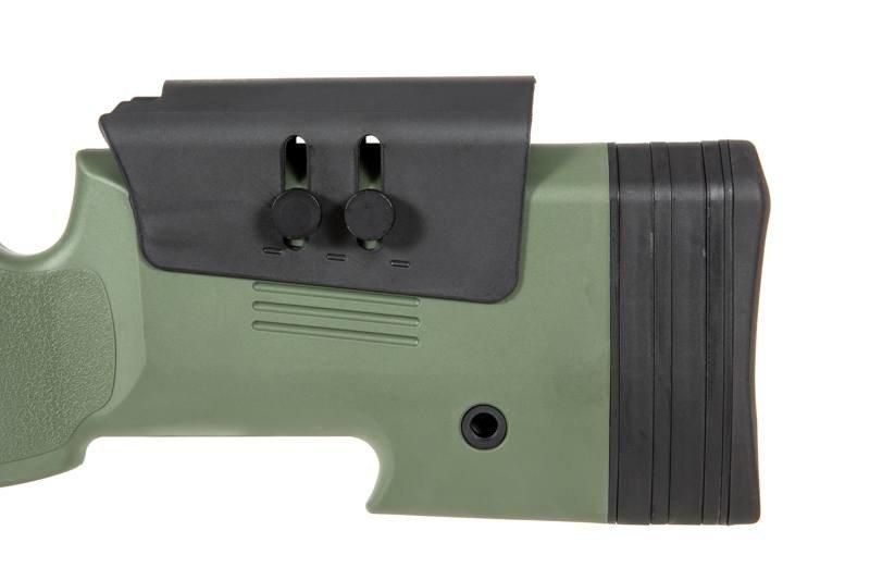 Страйкбольный аналог karabinu wyborowego SA-S02 CORE&trade; z lunetą i dw&oacute;jnogiem - oliwkowa [Specna Arms] (для страйкболу) SPE-03-026053 фото
