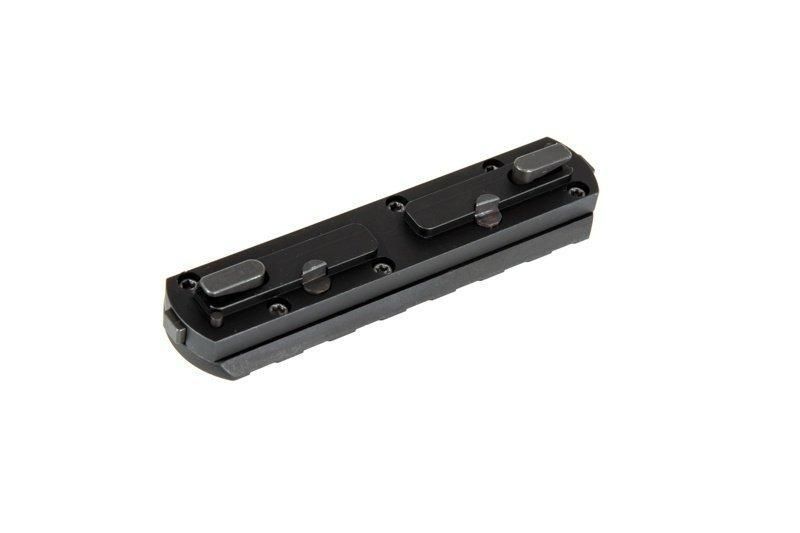 Szyna RIS QD MLOK 7 Slot - czarna [5KU] (для страйкболу) 5KU-09-028818 фото
