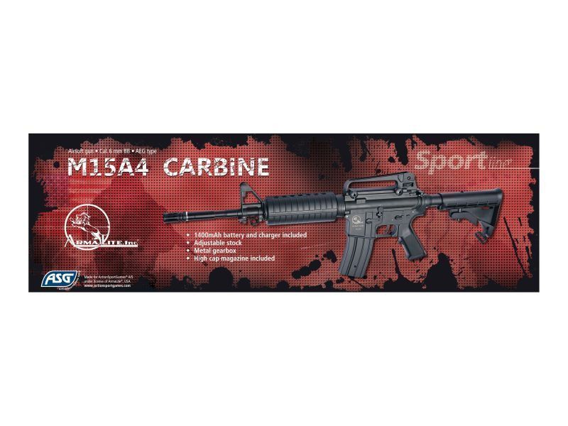 Винтовка ArmaLite M15A4 Sportline [ASG] (для страйкбола) ASG-01-003636 фото