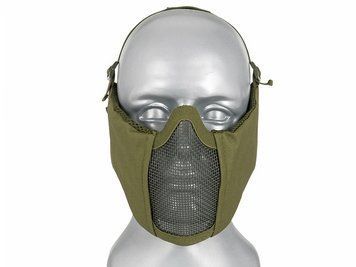 Stalowa maska siatkowa 2.0 z ochroną uszu - Olive [P&J] (для страйкболу) MA-100-OD фото