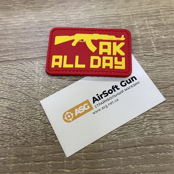 Нашивка 3D - AK ALL DAY [GFC Tactical] GFT-30-024485 фото
