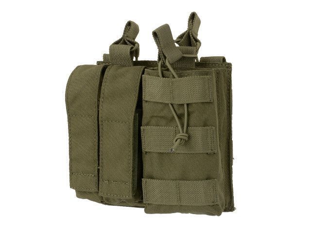 Подвійний подсумок пистолетно-винтовочный для магазинів 5,56/9mm - Olive [8FIELDS] (для страйкболу) M51613142-OD фото