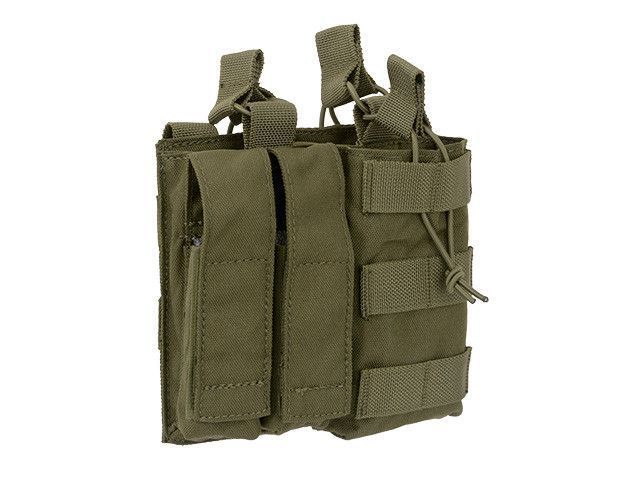 Подвійний подсумок пистолетно-винтовочный для магазинів 5,56/9mm - Olive [8FIELDS] (для страйкболу) M51613142-OD фото