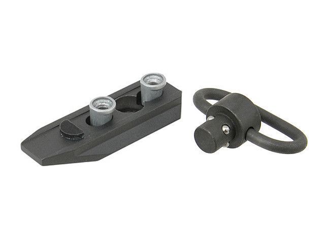 Быстросъемный узел с антабкой для переднего цевья в системе Key-Mod - Black BD9081A фото