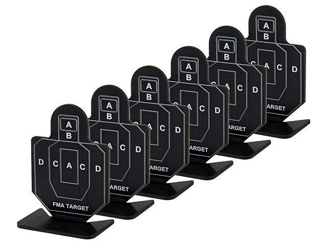 Metalowe cele strzeleckie 42 mm X 60 mm Mod.B - Black [FMA] (для страйкболу) TB1003 фото