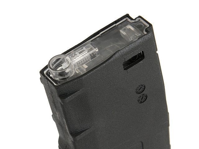 Полімерний магазин Mid-Cap на 150 кульок для серії AR-15/M4 - Black [BattleAxe] (для страйкболу) LNN1016 фото