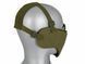 Stalowa maska siatkowa 2.0 z ochroną uszu - Olive [P&J] (для страйкболу) MA-100-OD фото 4