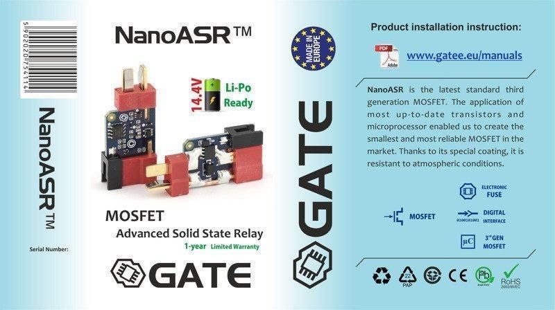 Układ Mosfet Gate NanoASR [Gate] (для страйкболу) GAT-08-007323 фото