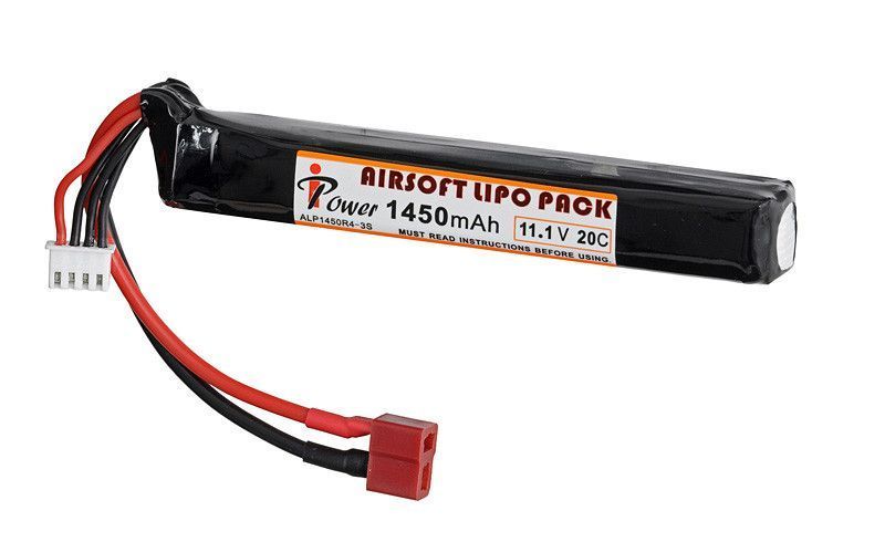 Аккумулятор Li-Po 1450mAh 11,1V 20C T-connect [IPower] (для страйкбола) ALP1450R4-3S-S-T фото