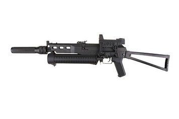 Страйкбольный аналог pistoletu maszynowego PP-19 Bizon z tłumikiem i kolimatorem [CYMA] (для страйкболу) CYM-01-009116 фото