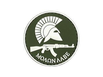 Нашивка MOLON LABE AK PVC 2 [8FIELDS] PVC PATCH-M.A W/ AK-OD фото