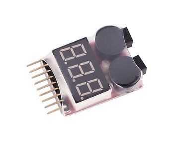 Alarm/miernik zabezpieczający akumulatory LiPo [8FIELDS] (для страйкбола) VB-DLIPOALARM8S фото