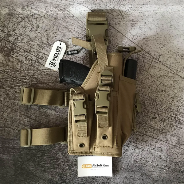 Набедренная кобура для пистолета MK23 SOCOM - BLACK [8FIELDS] (для страйкбола) M51613047-BK фото