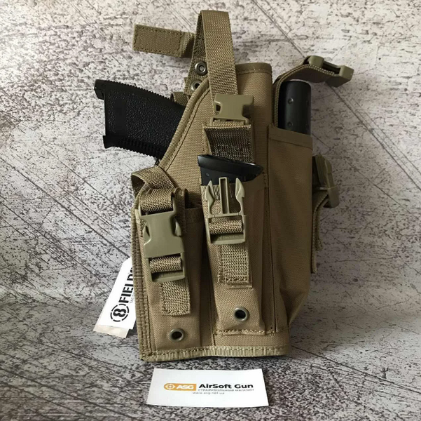Набедренная кобура для пистолета MK23 SOCOM - BLACK [8FIELDS] (для страйкбола) M51613047-BK фото