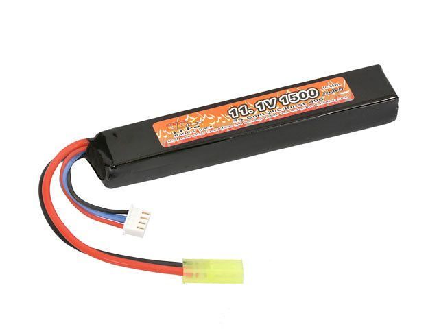 Аккумуляторная батарея Li-Po 1500mAh 11,1V 20/40C [Victory Battery] (для страйкбола) VL2015111 фото