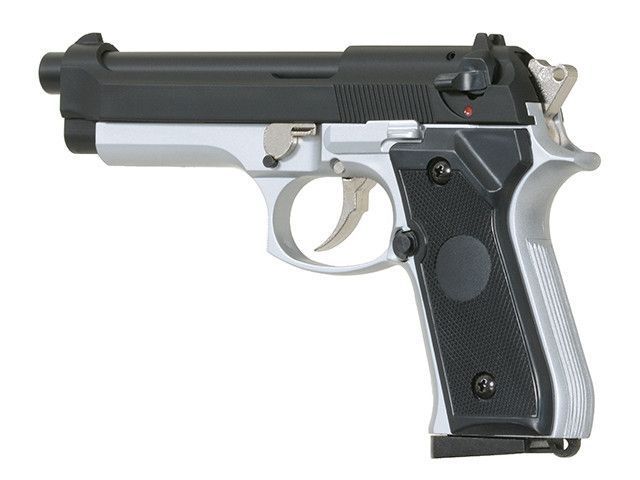 ST92F Non-Blowback Airsoft Gas Pistol - Two Tone [STTi] (для страйкболу) GGH-9502BS фото