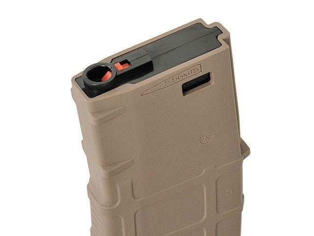 Полімерний магазин mid-cap на 120 куль для серії M4/AR-15 - Dark Earth [ХУБІЛАЙ] (для страйкболу) CST9905-DE фото