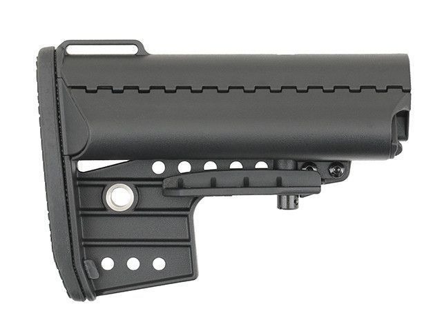 Модульний приклад з відділенням під акумулятор AR-15/M4 &ndash; BLACK [CYMA] (для страйкболу) FBP1786-1 фото