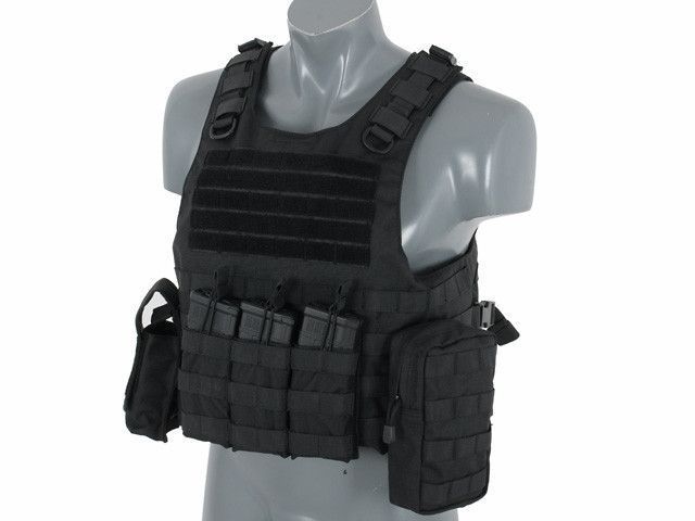 Тактический разгрузочный жилет AAV FSBE V2 - Black [8FIELDS] (для страйкболу) M51611046-1-BK фото