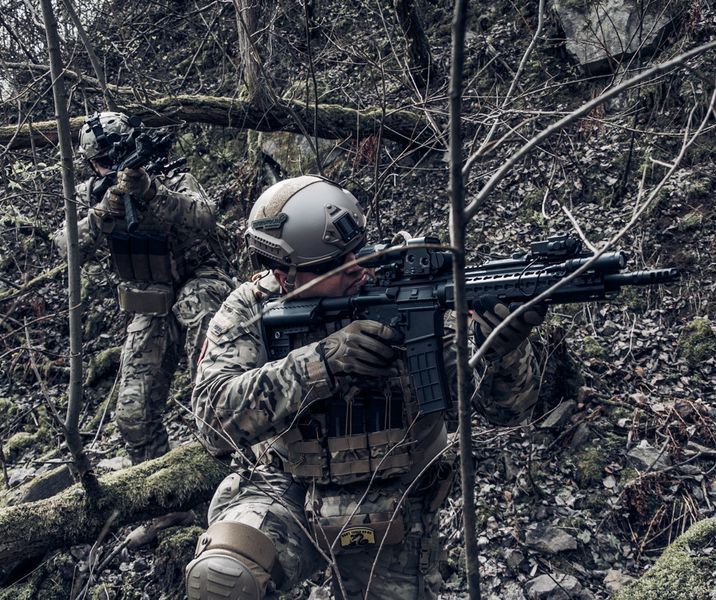 Модульний приклад з відділенням під акумулятор AR-15/M4 &ndash; BLACK [CYMA] (для страйкболу) FBP1786-1 фото