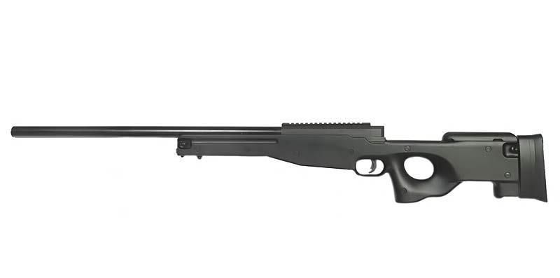 Страйкбольная гвинтівка snajperskiego Warrior I - black [WELL] (для страйкболу) WEL-03-000112 фото