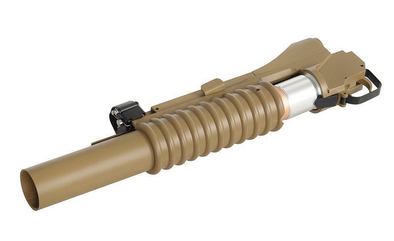 Страйкбольный подствольный гранатомет M203 Long (ребрендинг &laquo;D-Boys&raquo;) - TAN [Bell]&nbsp;(для страйкбола) M-55DE-L фото