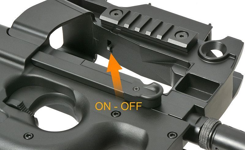 Пистолет-пулемет CM.060 FN P90 с коллиматорным прицелом [CYMA/CYBERGUN] (для страйкбола) FB4198 фото
