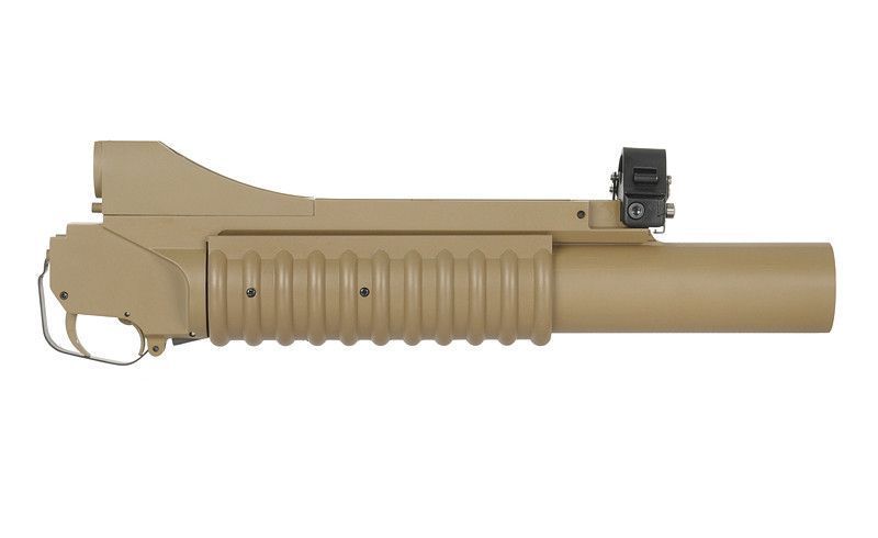 Страйкбольный подствольный гранатомет M203 Long (ребрендинг &laquo;D-Boys&raquo;) - TAN [Bell]&nbsp;(для страйкбола) M-55DE-L фото