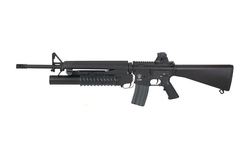 Страйкбольный подствольный гранатомет M203 Long (ребрендинг &laquo;D-Boys&raquo;) - TAN [Bell]&nbsp;(для страйкбола) M-55DE-L фото