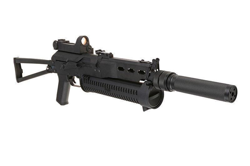 Страйкбольный аналог pistoletu maszynowego PP-19 Bizon z tłumikiem i kolimatorem [CYMA] (для страйкболу) CYM-01-009116 фото