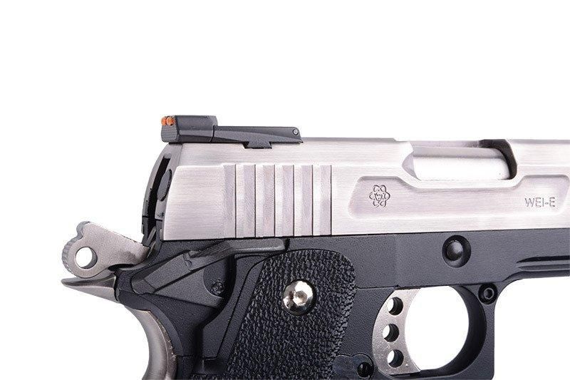 Страйкбольный пістолет Hi-Capa 4.3 Force "Allosaurus" - silver [WE] (для страйкболу) WET-02-010303 фото