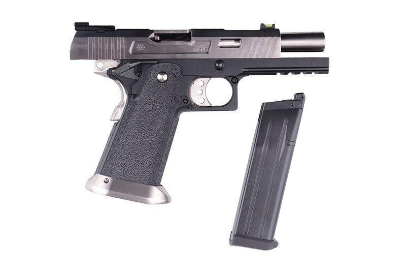 Страйкбольный пістолет Hi-Capa 4.3 Force "Allosaurus" - silver [WE] (для страйкболу) WET-02-010303 фото