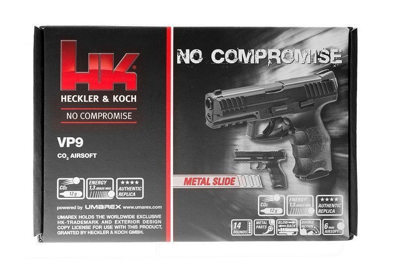 Страйкбольный пістолет Heckler&Koch VP9 CO2 [Umarex] (для страйкболу) UMA-02-021839 фото