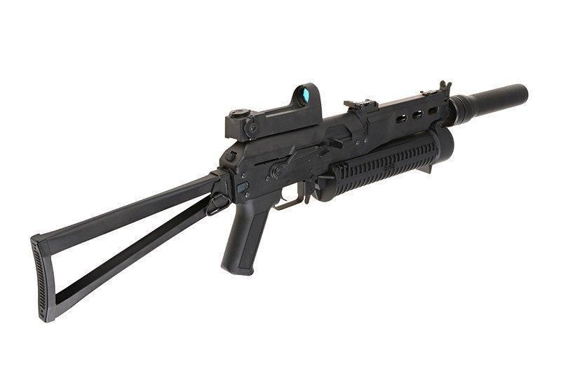 Страйкбольный аналог pistoletu maszynowego PP-19 Bizon z tłumikiem i kolimatorem [CYMA] (для страйкболу) CYM-01-009116 фото