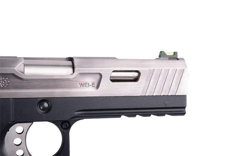 Страйкбольный пістолет Hi-Capa 4.3 Force "Allosaurus" - silver [WE] (для страйкболу) WET-02-010303 фото