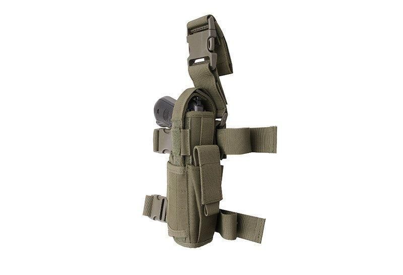 Кобура набедренная с подсумкой для магазина - Olive [GFC Tactical] (для страйкбола) GFT-29-000235 фото