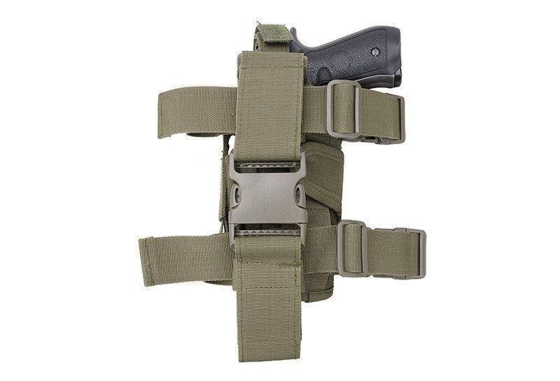Кобура набедренная с подсумкой для магазина - Olive [GFC Tactical] (для страйкбола) GFT-29-000235 фото