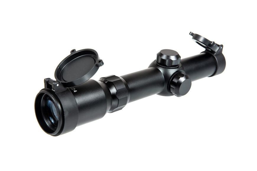 Страйкбольный аналог lunety 1-4x24 Tactical - czarna [AIM-O]&nbsp;(для страйкбола) AMO-10-024281 фото