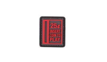 101 Inc. - 3D Patch - Insert Coin to Play - Red - 444130-7147 (для страйкбола) 18968 фото