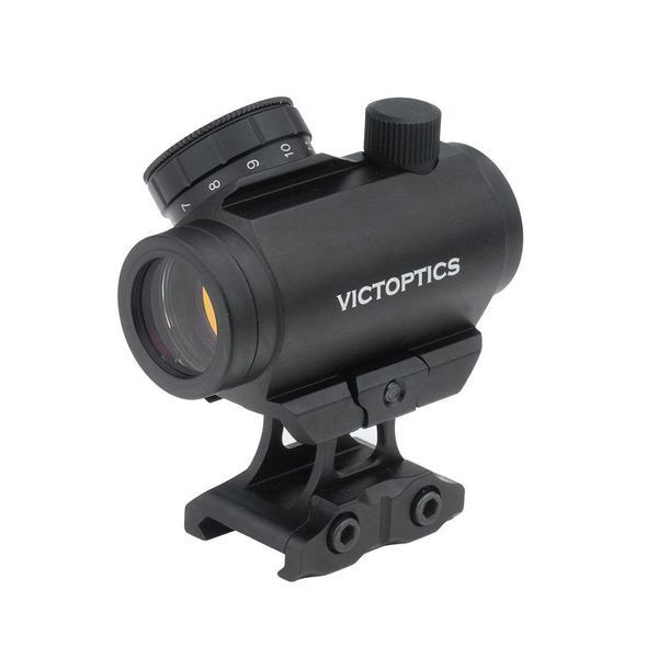 Коллиматор Red Dot Sight CRL 1x22 с повышающей планкой - Black [Vector Optics]&nbsp;(для страйкбола) RDSL17 фото