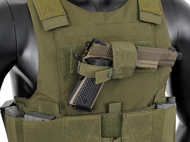 Низкопрофильный Body Armor - Olive [8FIELDS] (для страйкбола) M51611034-OD фото