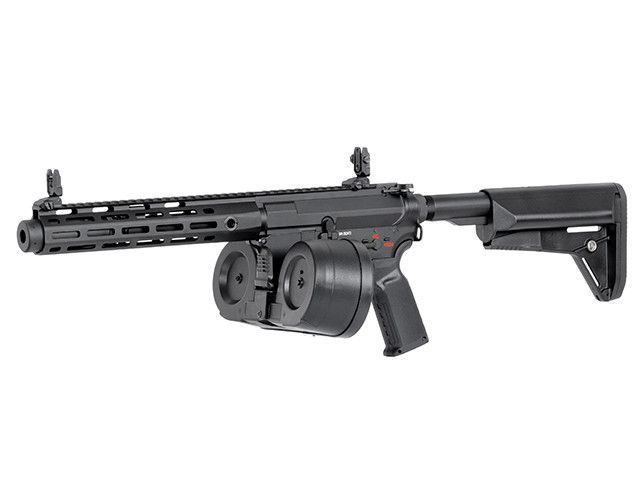 Электробункерний магазин на 3000 кульок для M4/M16 (яйця) - Black [BattleAxe] (для страйкболу) 698-5B фото