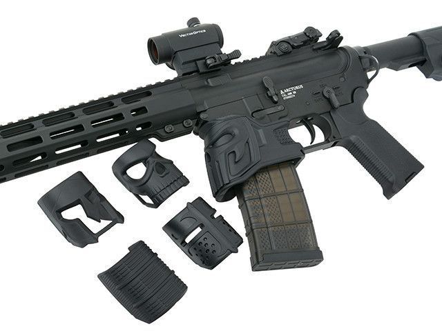 Набір з 3-х декоративних заглушок на магазиноприемник AR15/M4 - Dark Earth [Хубілай] (для страйкболу) AS.I031-DE фото